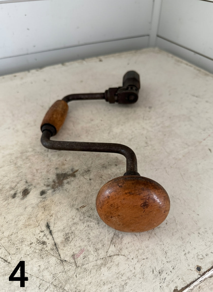 Antique English brace and bit - sold individually