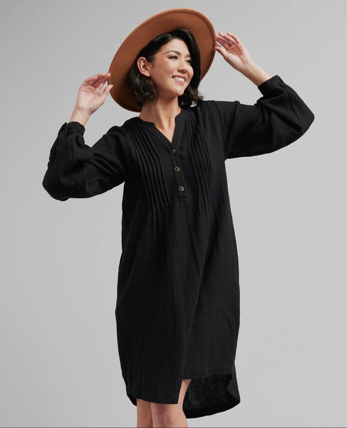 Paige Pintuck Dress | Downeast