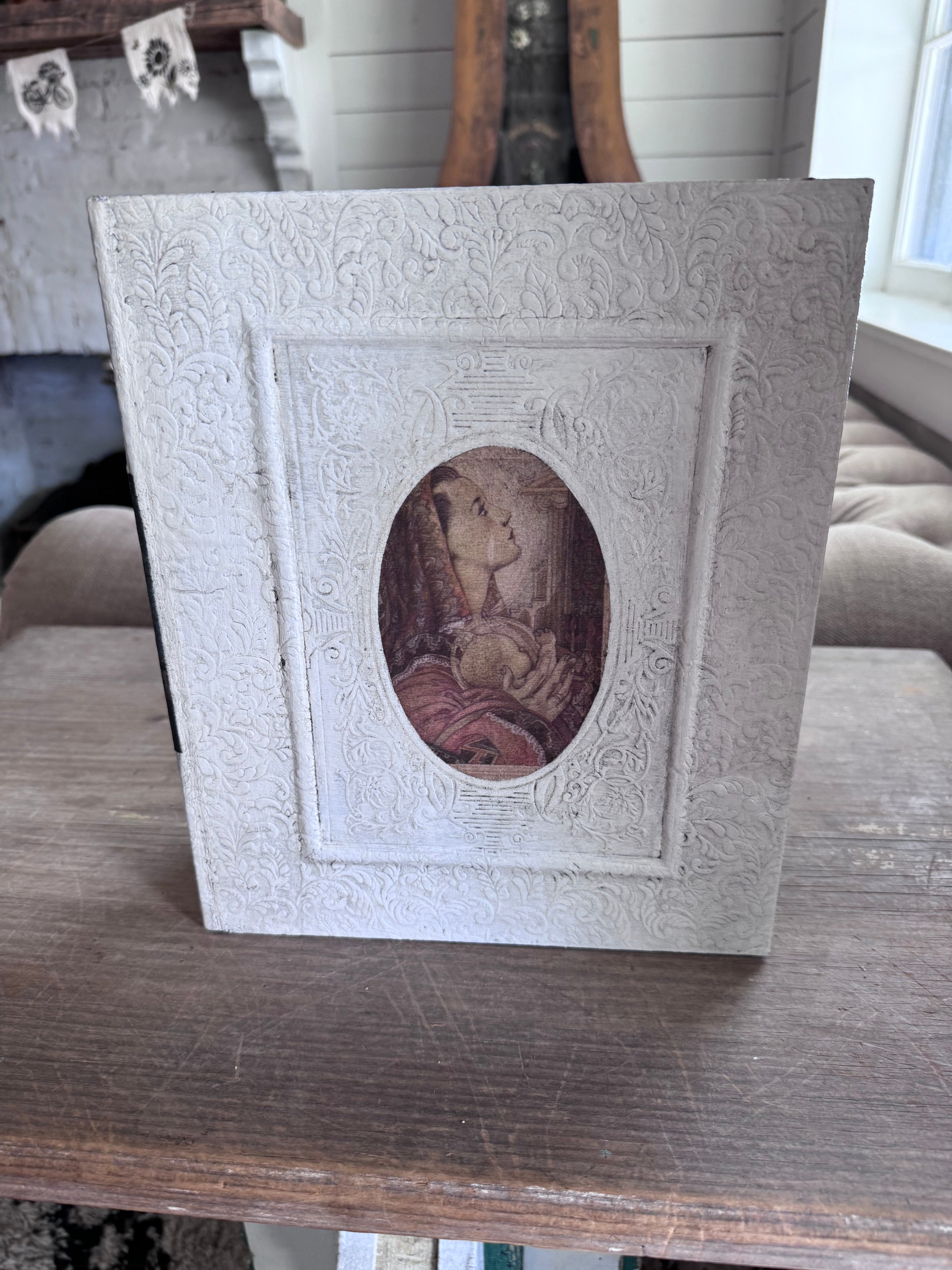 Painted Christmas Book Boxes - Sold Individually