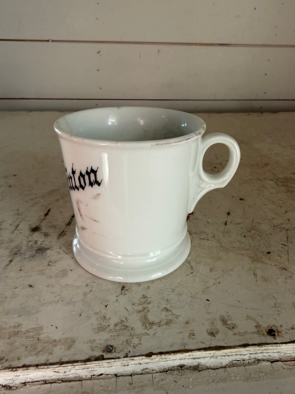 Vintage French shaving mug