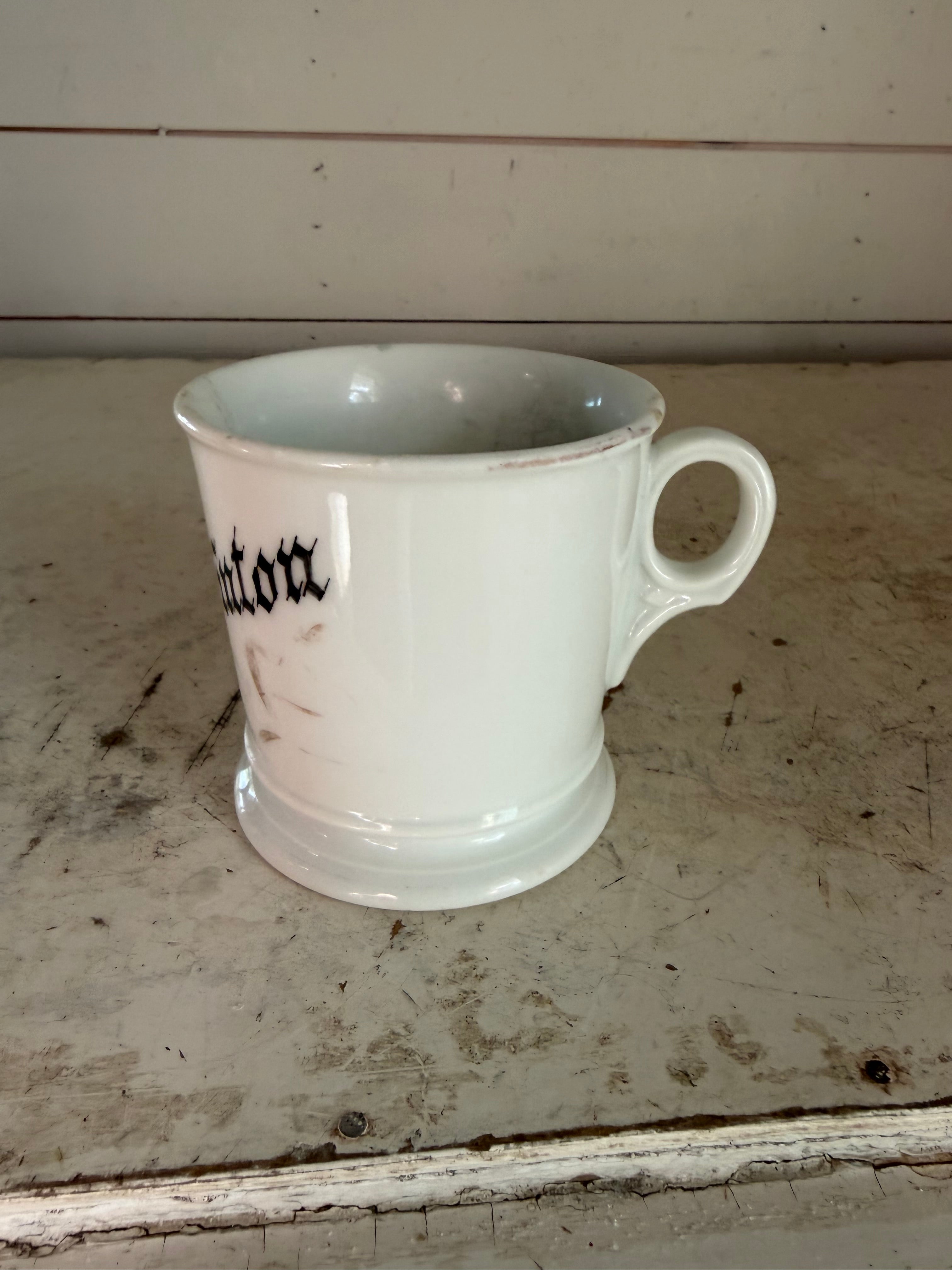 Vintage French shaving mug