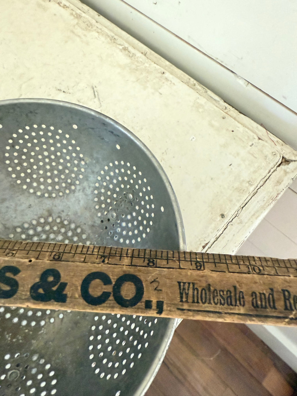 Vintage Aluminum Colander