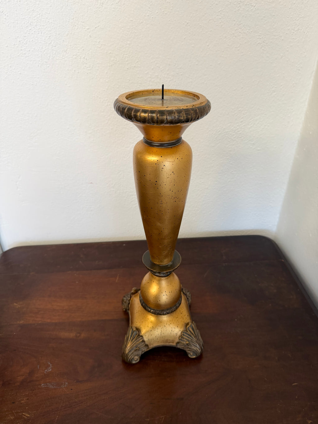Decorative Pillar Candlestick - Will Get Makeover