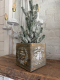Hand Painted Box greenery not included