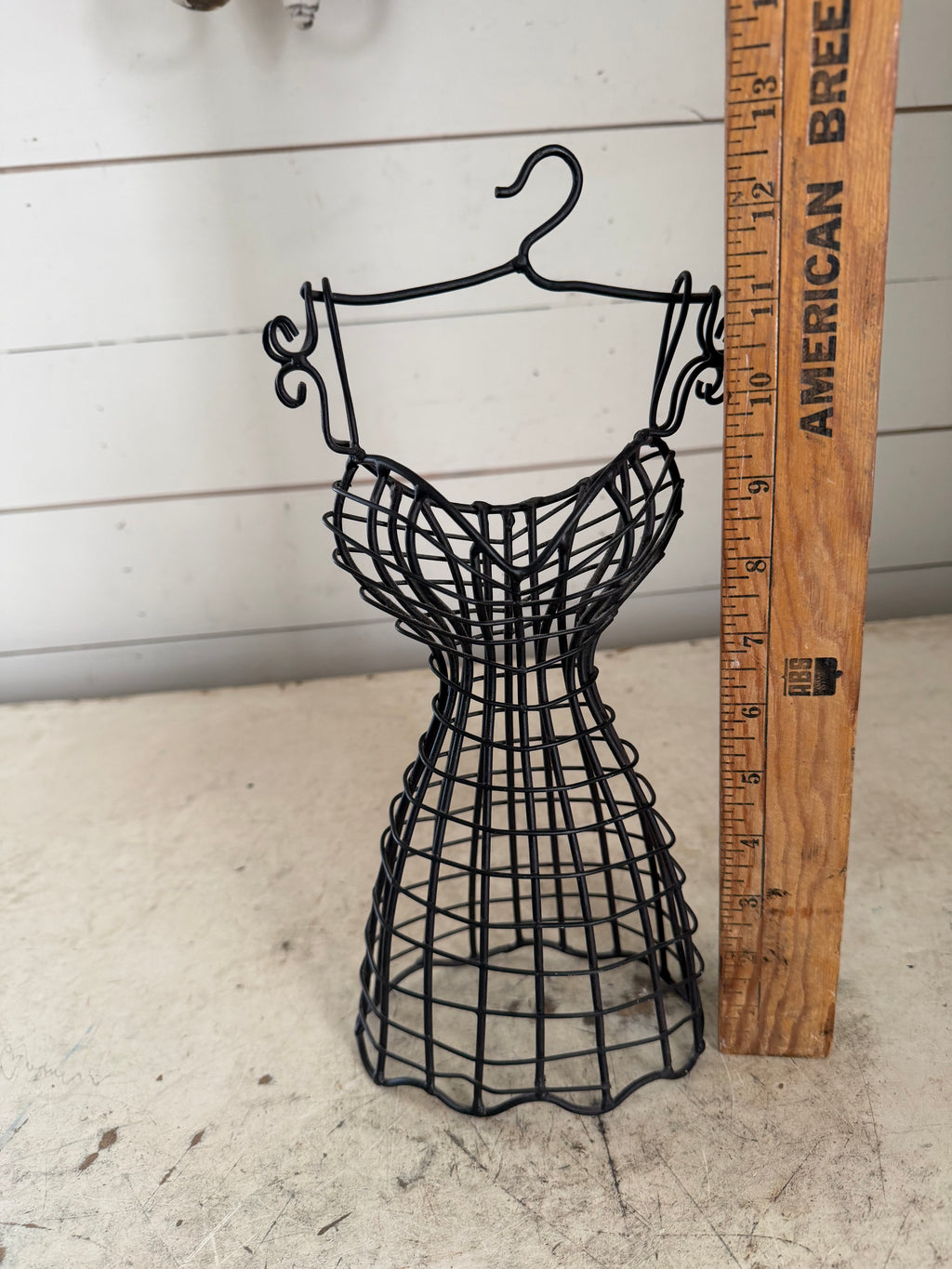 Wire Dress Form Jewelry Holder