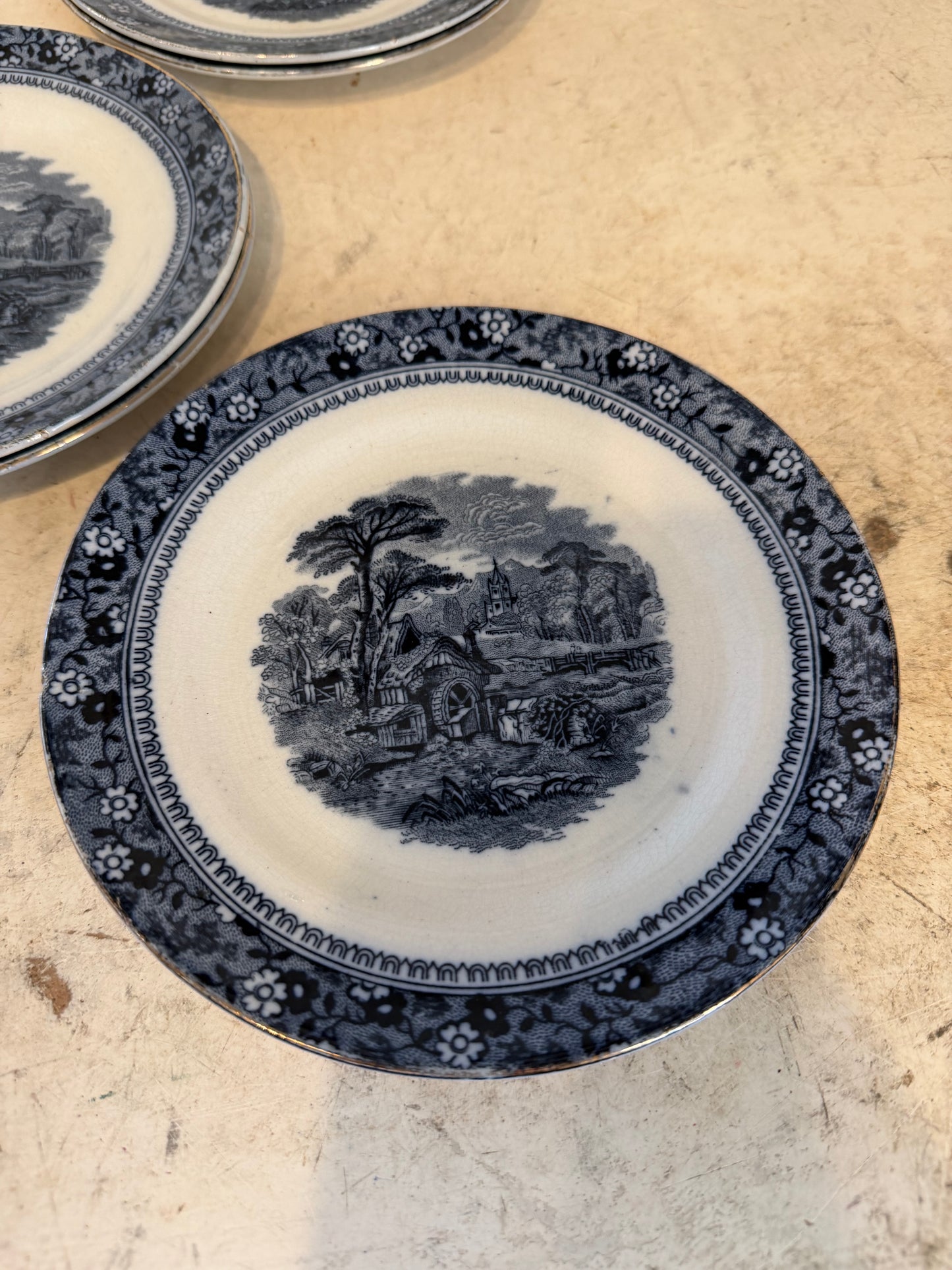 Ivanhoe Antique cake plate AE J & Co sold individually