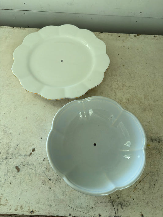 Bowl and Plate will get turned into tiered tray