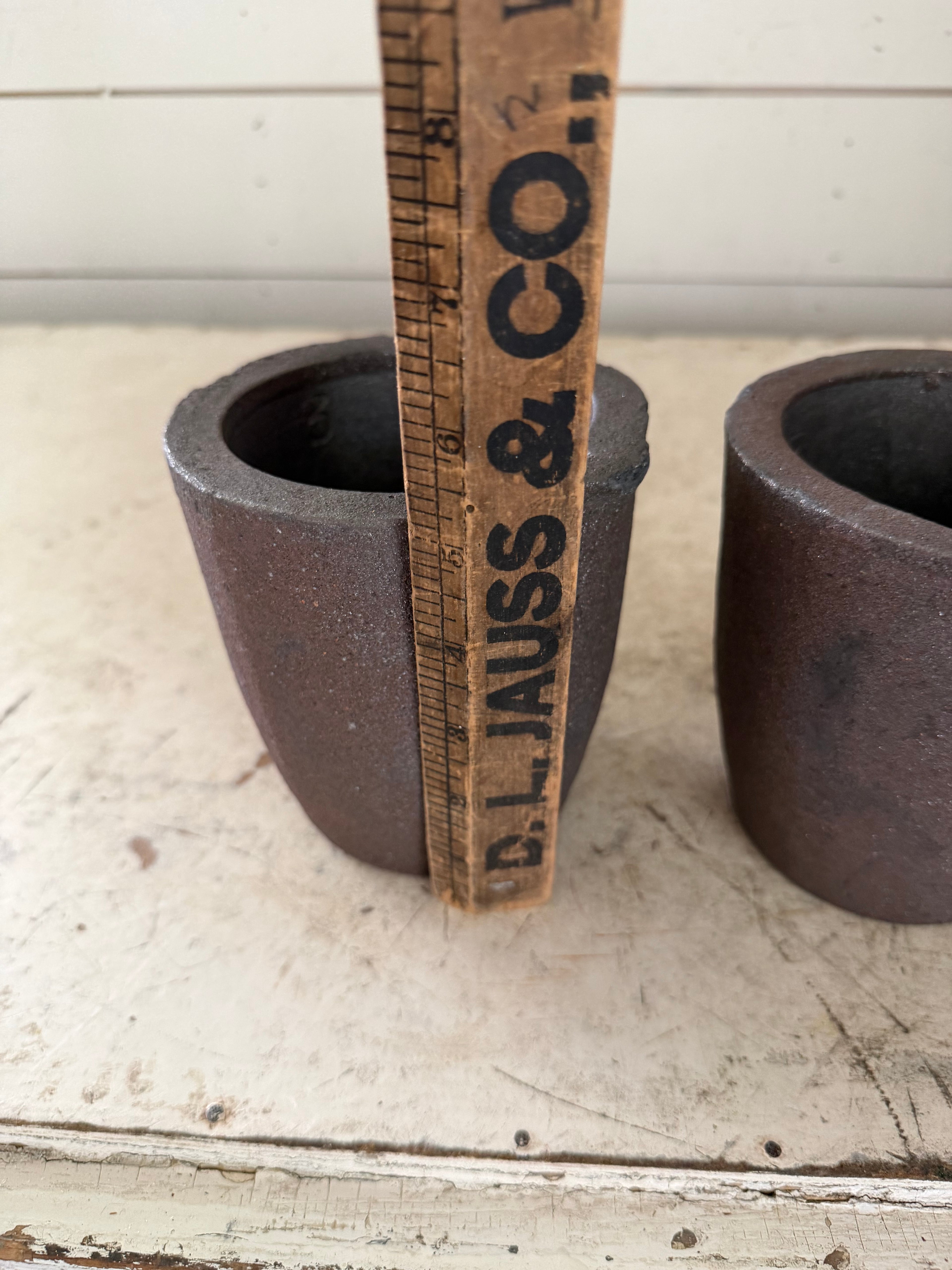 Graphite Melting Clay Crucible # 3 Brass Gold Silver Brass Copper - sold individually