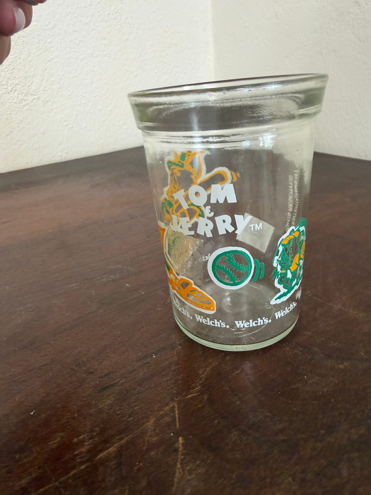Collectible Welch's Jelly Jar/Glass Tom And Jerry Baseball 1991
