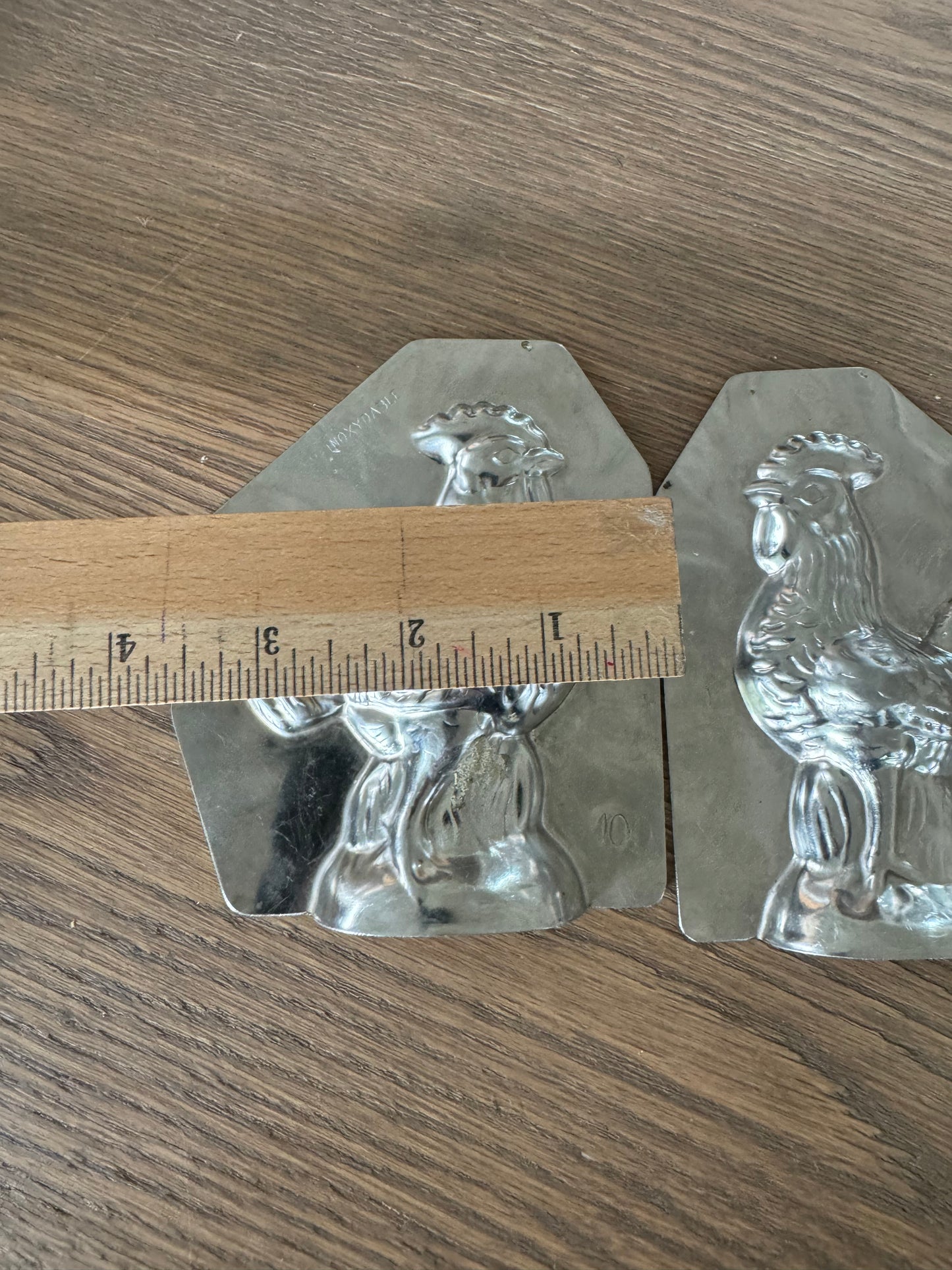 FRENCH ANTIQUE VTG ROOSTER CHOCOLATE MOLD From France #100