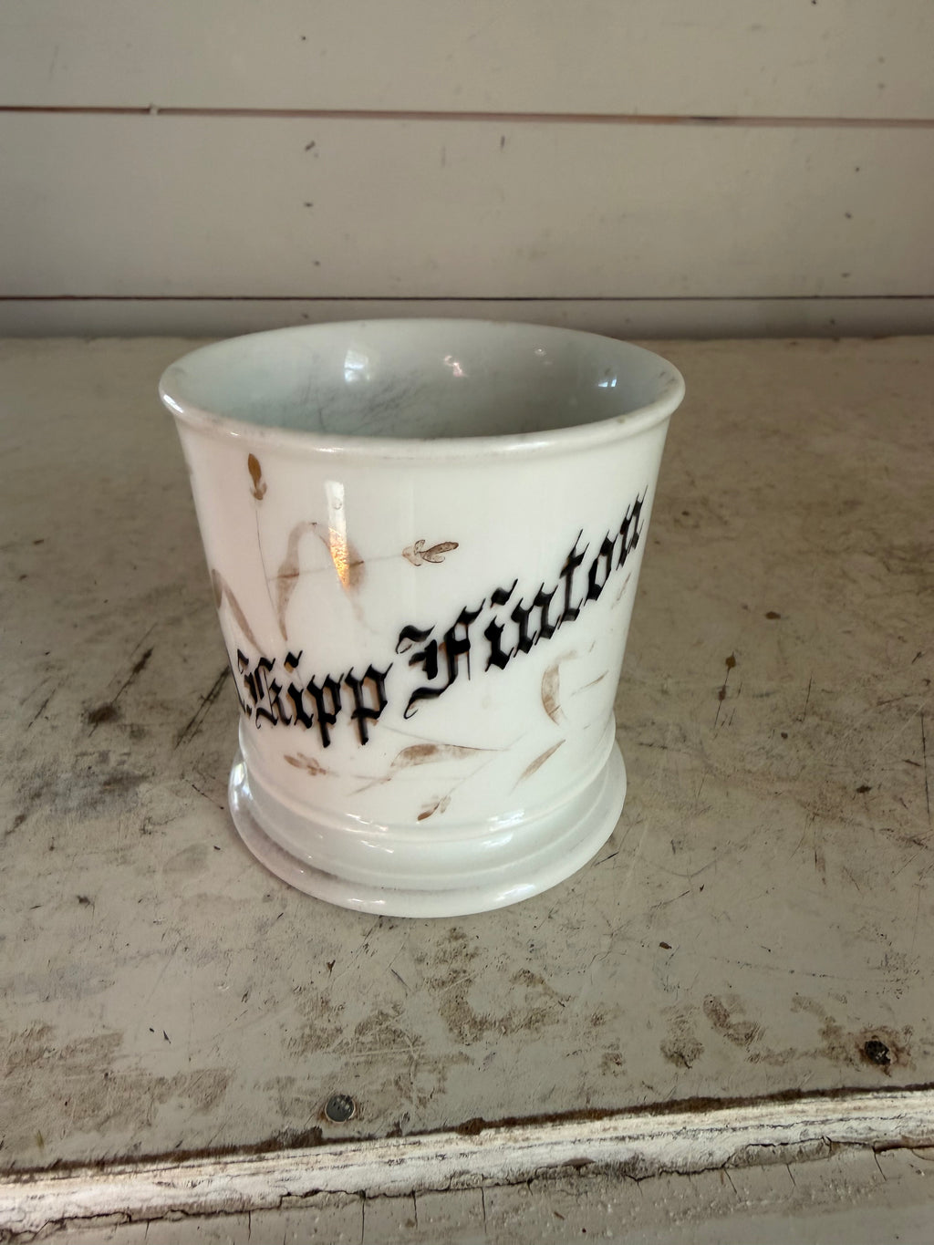 Vintage French shaving mug