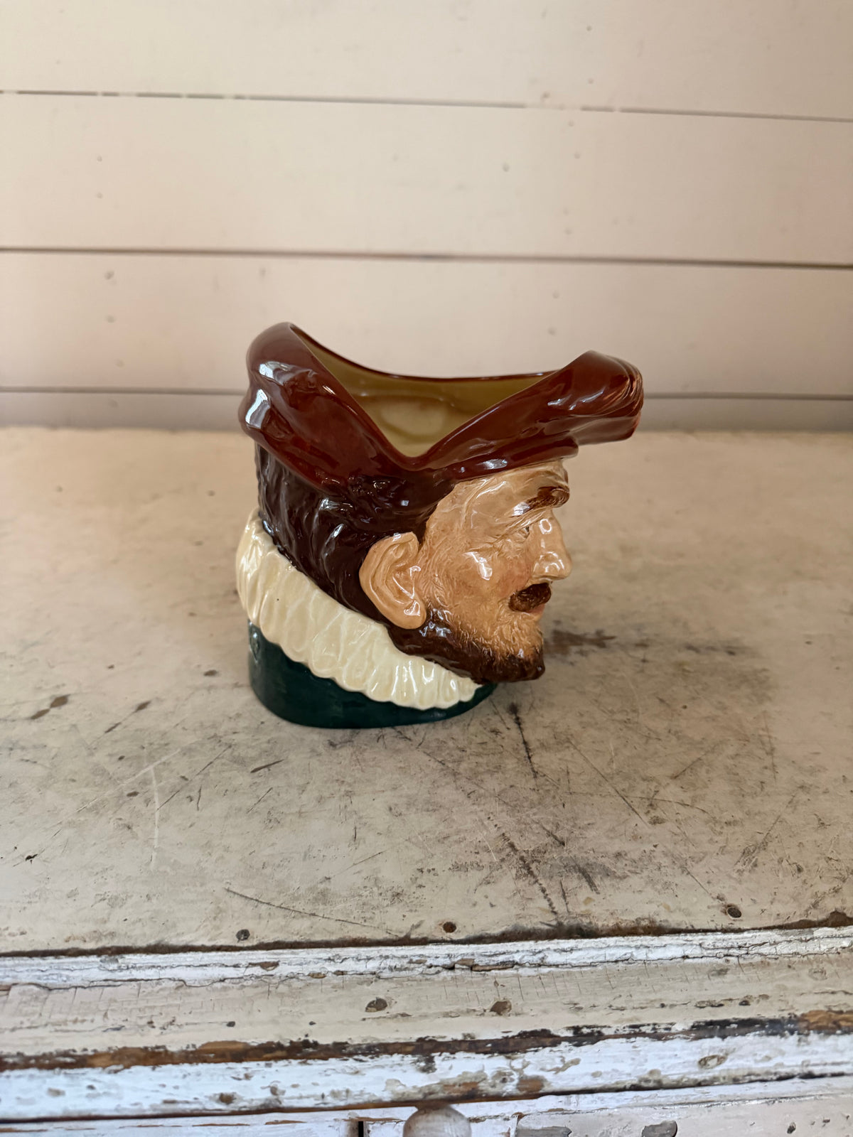 Vintage Royal Doulton Sir Francis Drake Porcelain Mug pitcher Character Jug England