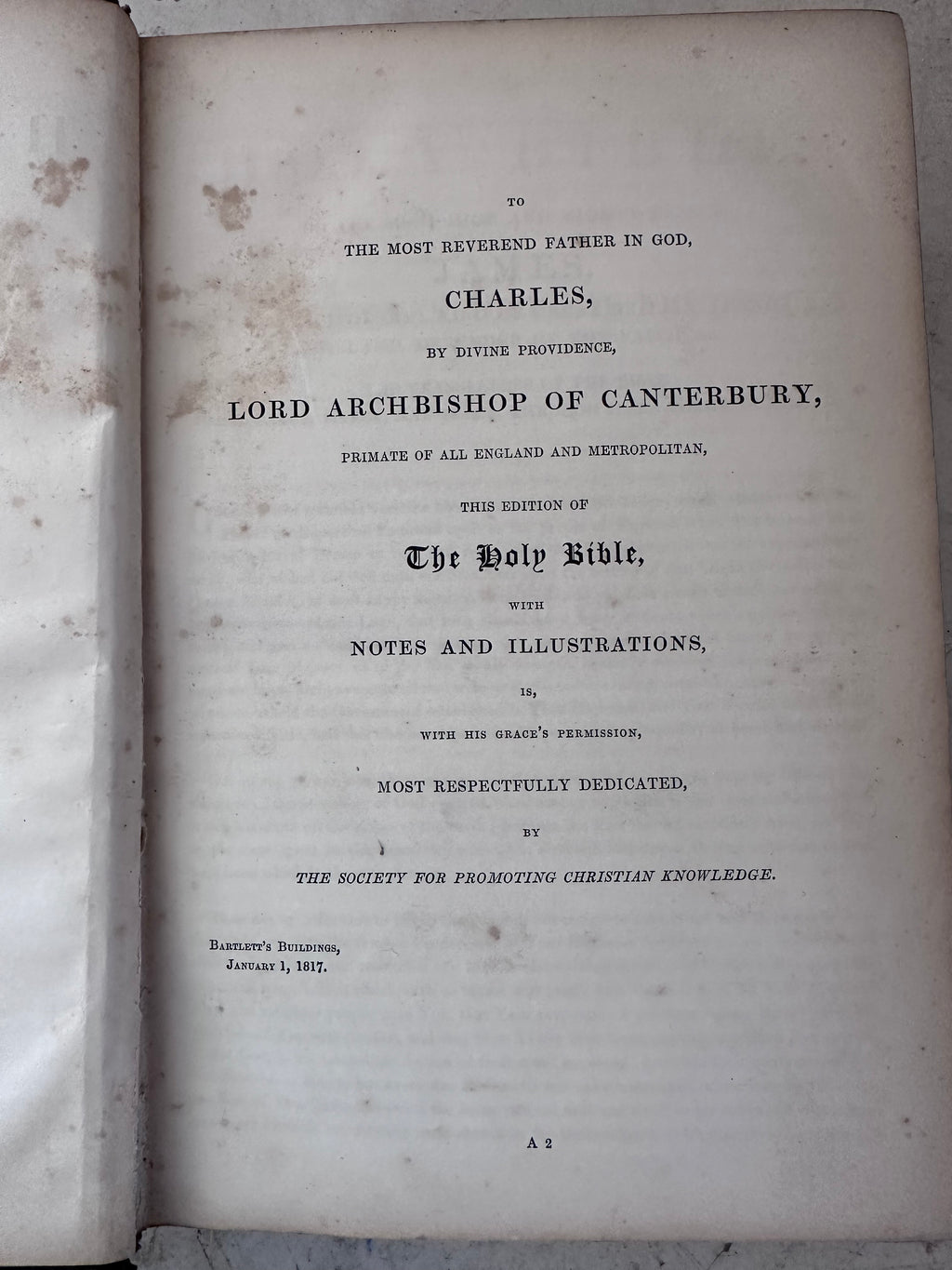 Antique Bible 1850 And the Book of Common Prayer sold as set