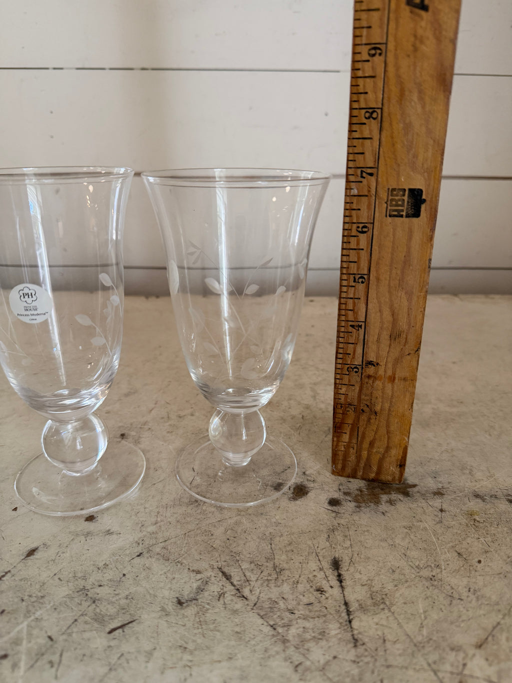 PRINCESS HOUSE Princess Moderna Footed Glasses Set of 2