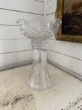 Oversized Pedestal Crystal compote dish