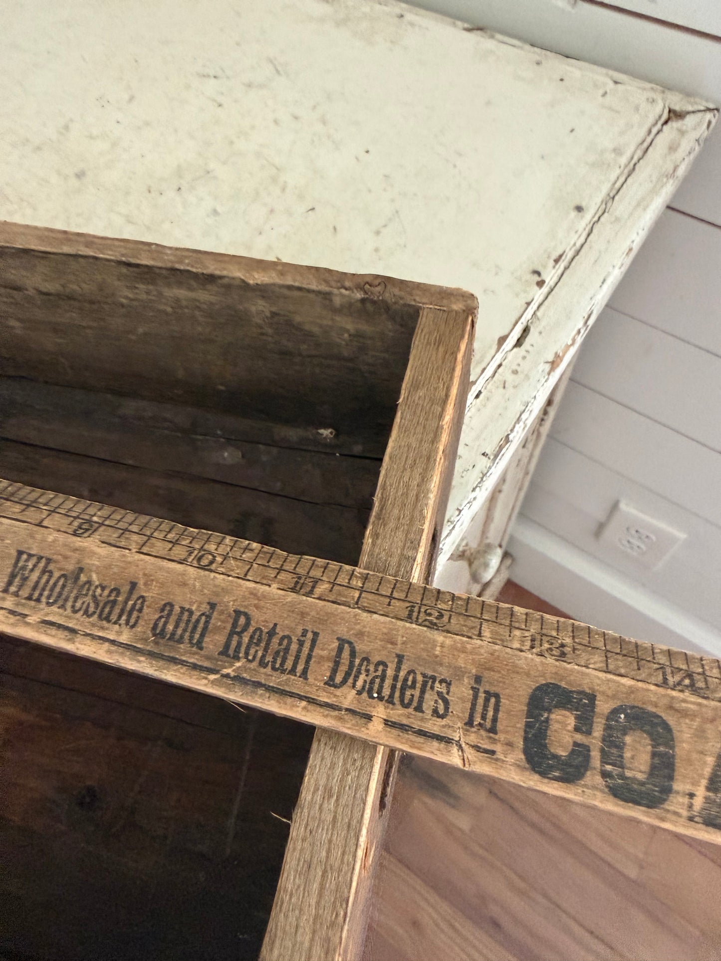 Reclaimed Wood Box with handles