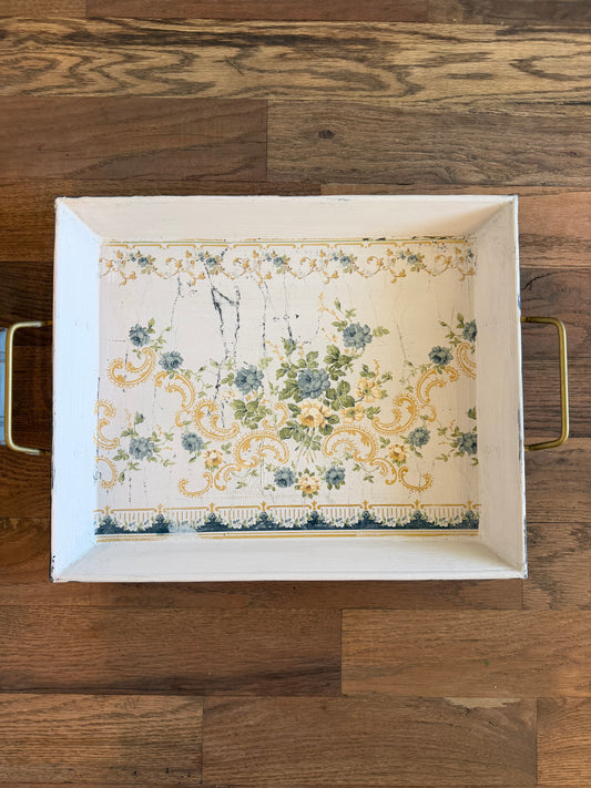 Hand Painted Rectangle Tray