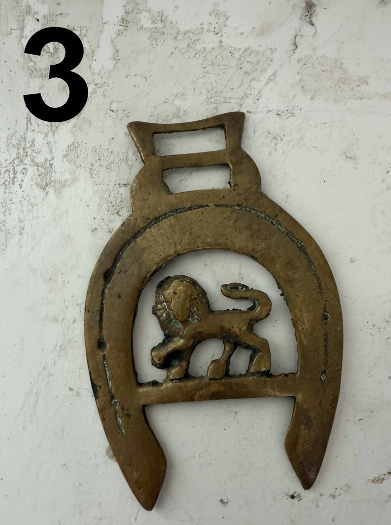 Vintage English horse brass sold individually