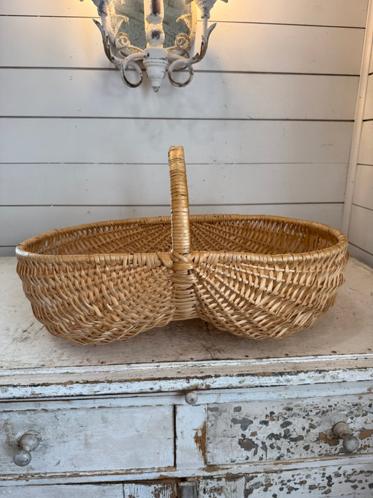 Large Light Wood Gathering basket