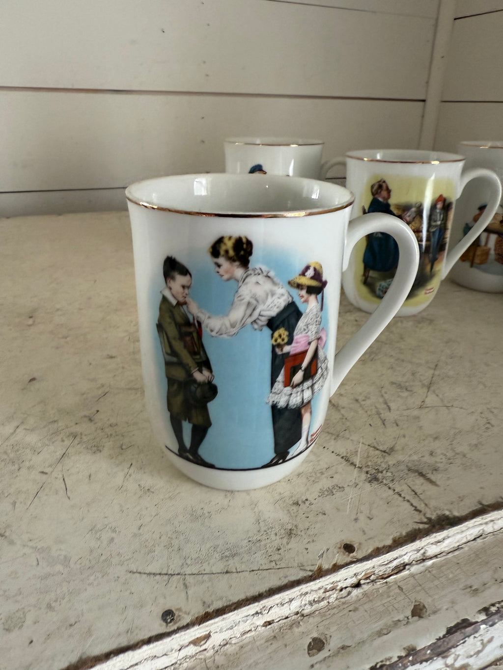 Norman Rockwell Collectible Mugs