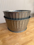 Galvanized Planter - Will get makeover sold individually