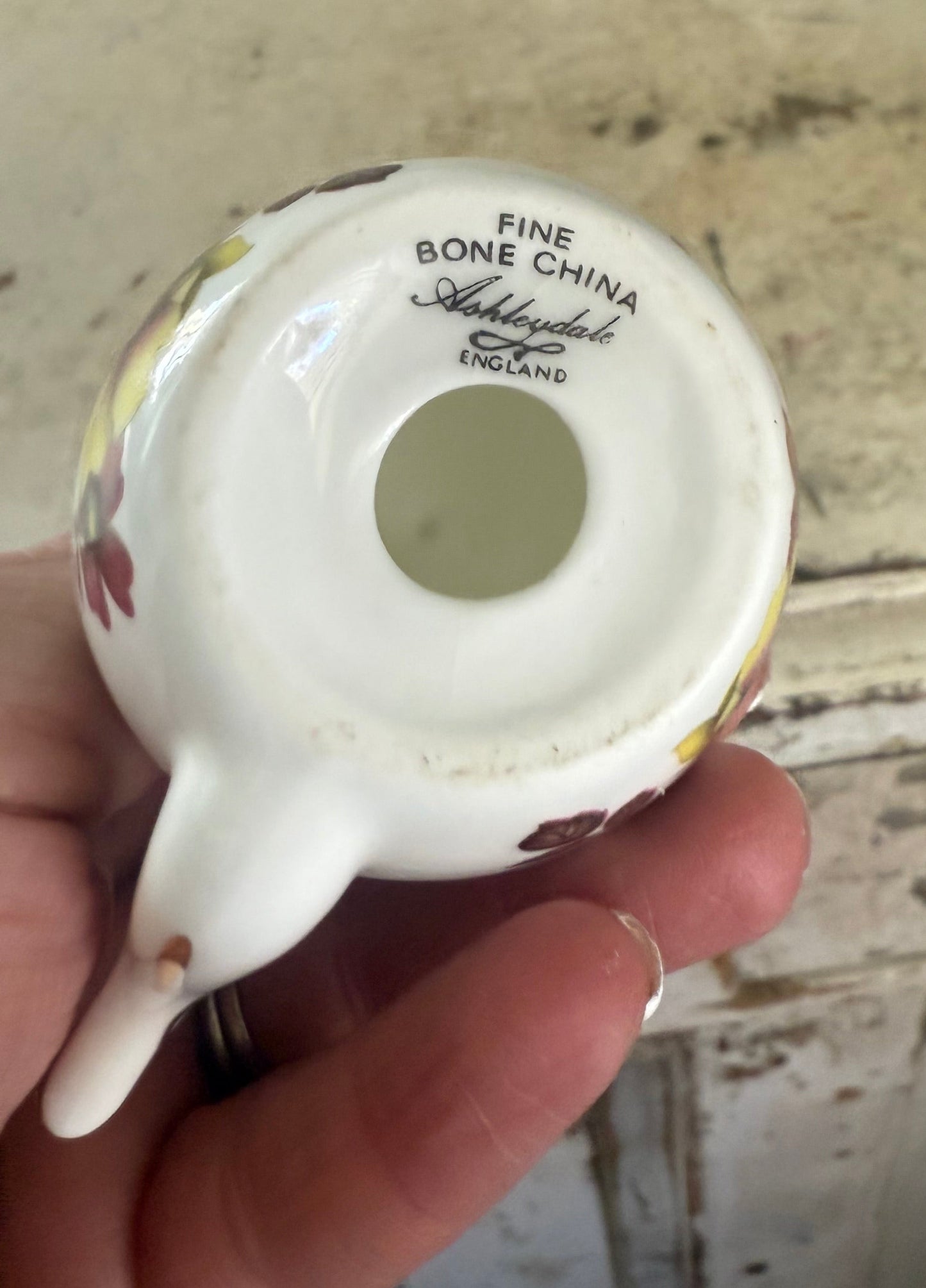 Vintage miniature, teapot bone China