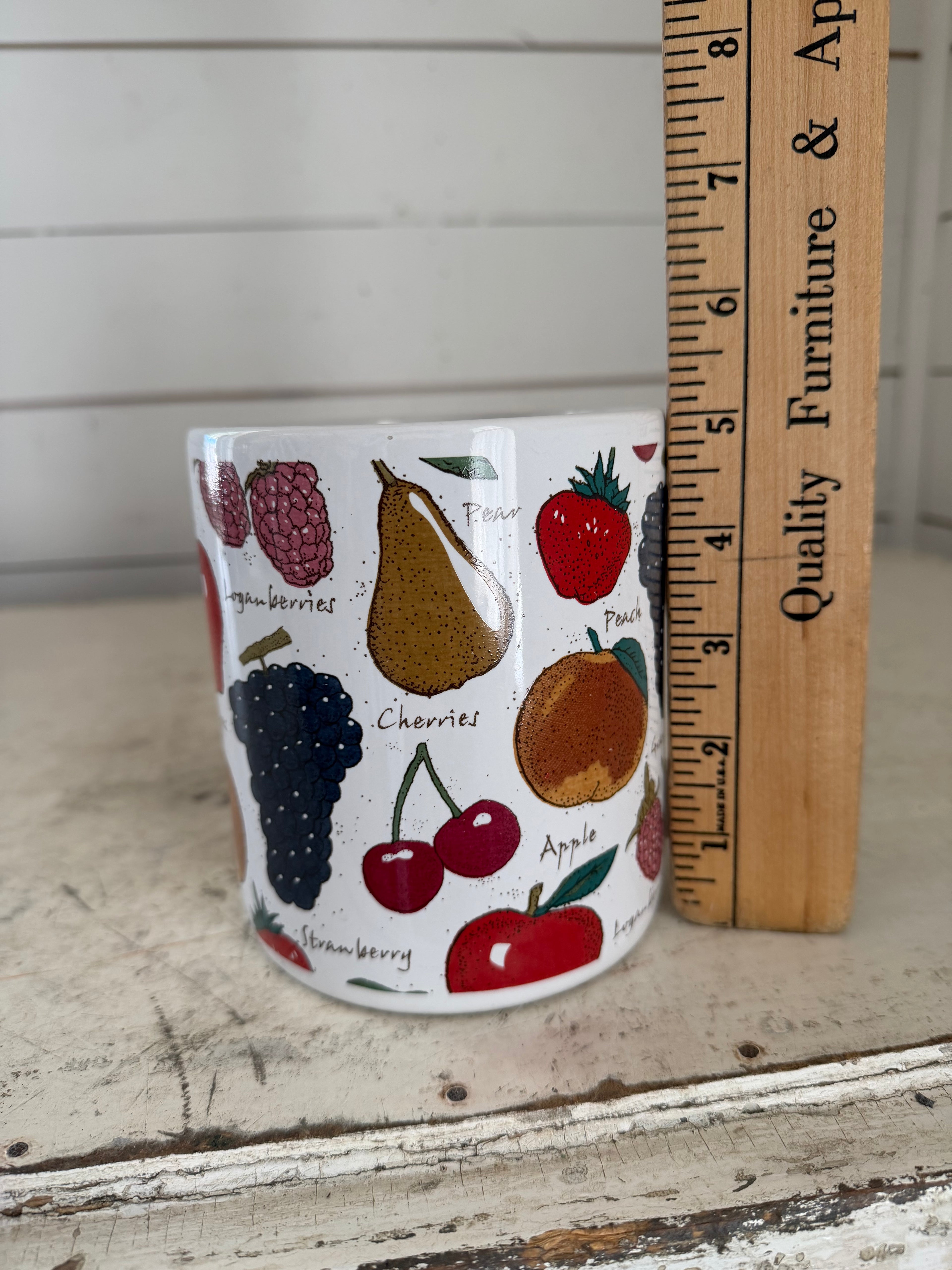 Large Fruit Mug