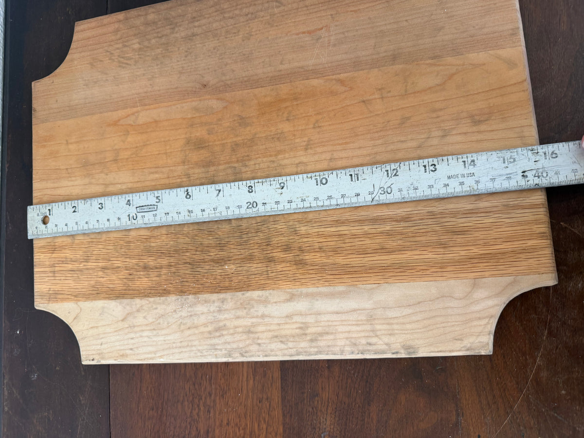 Vintage Wood Cutting Board - Pastry Board Will Get Makeover