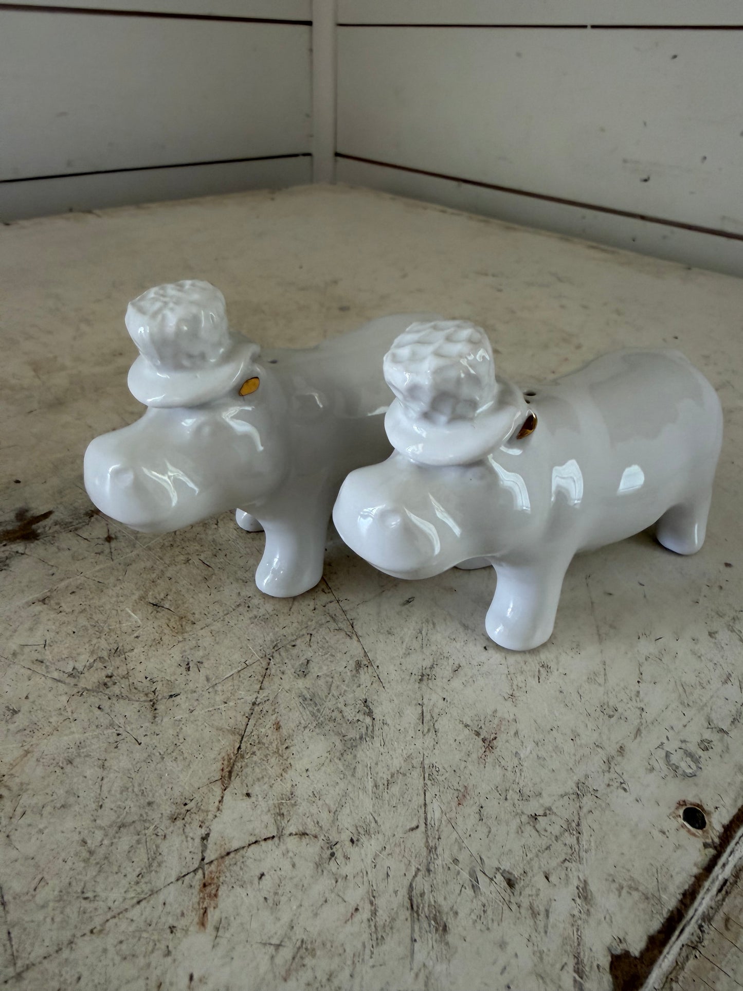 Hippo Salt & Pepper Shaker Set