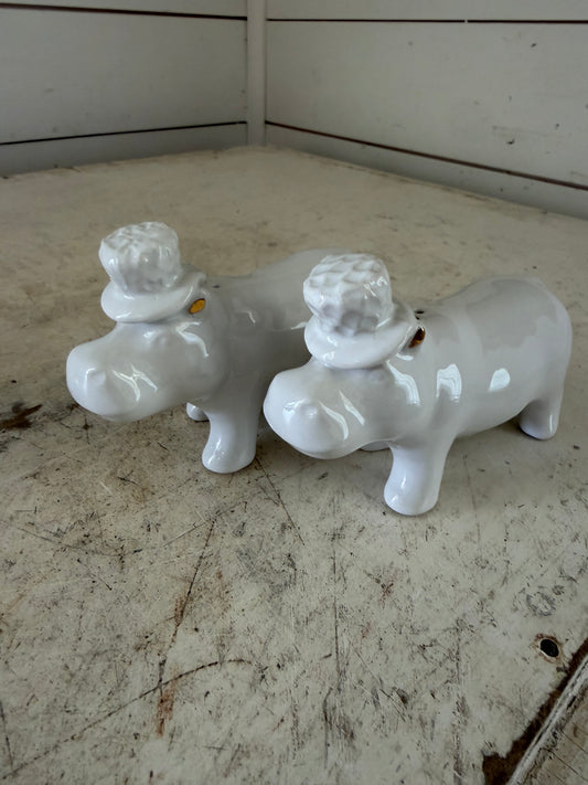 Hippo Salt & Pepper Shaker Set