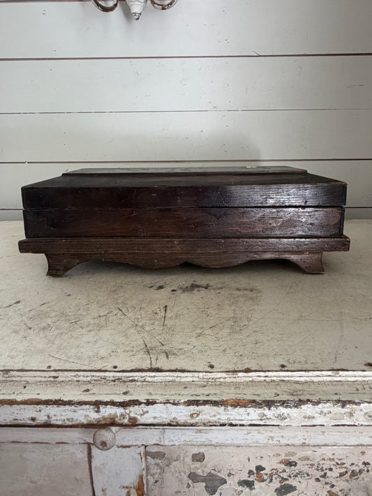 Vintage solid wood box will get makeover