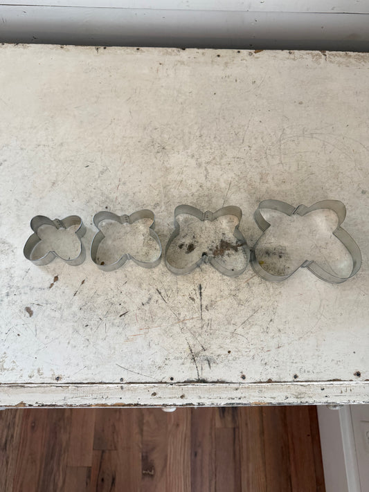 Set of butterfly cookie cutters
