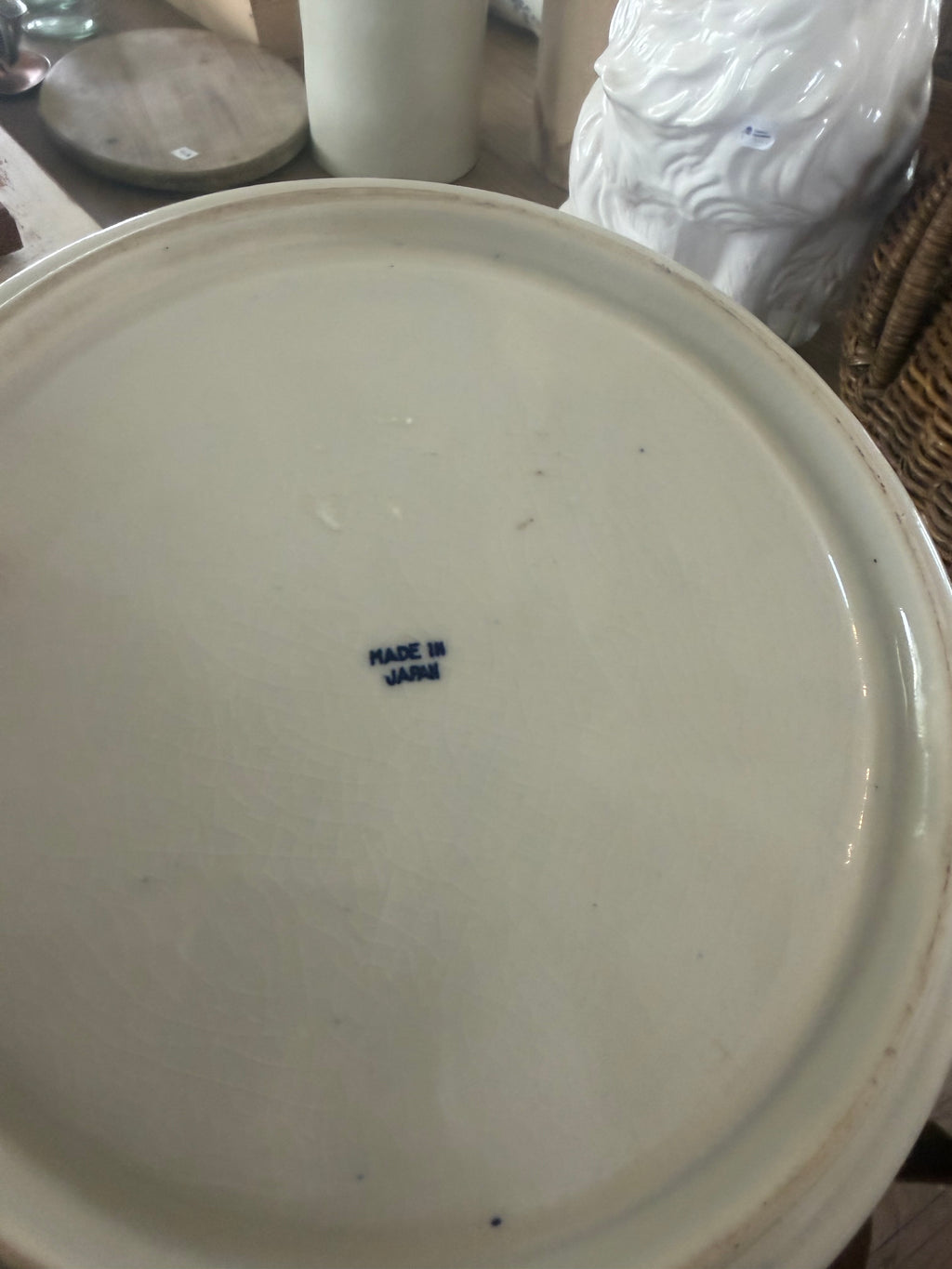 Vintage Blue Willow Ware Made in Japan Divided Grill Plate - Sold Individually Picked at Random