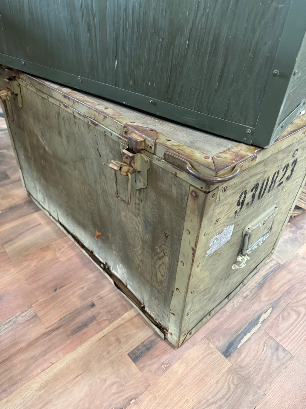 Vintage Military Trunk - Sold Individually