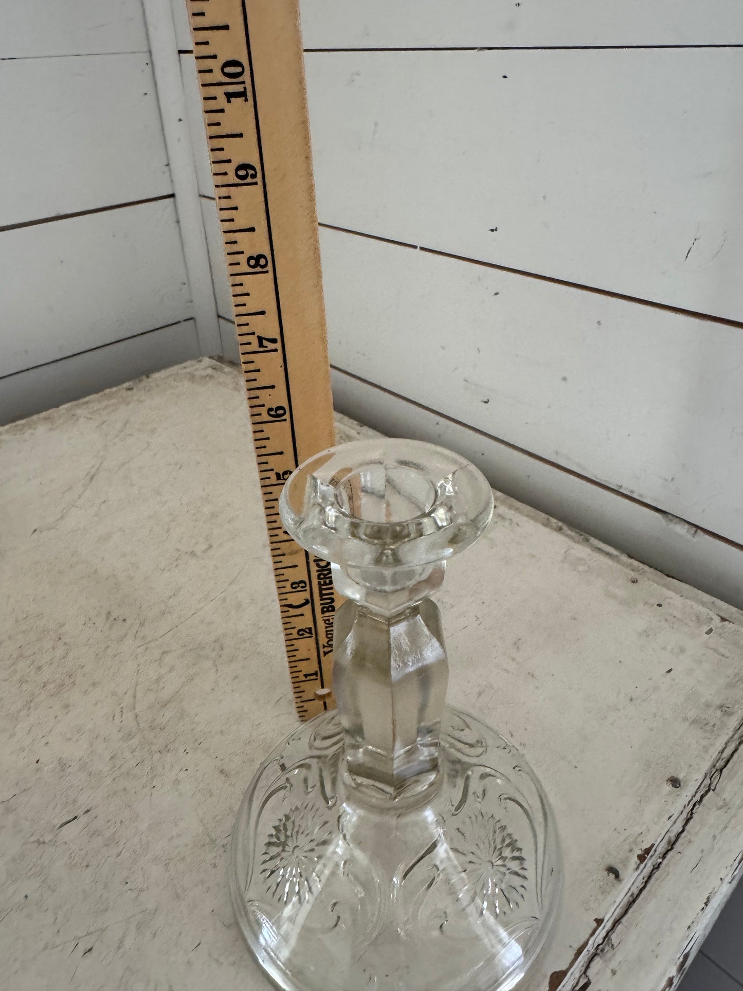 Glass Candlestick