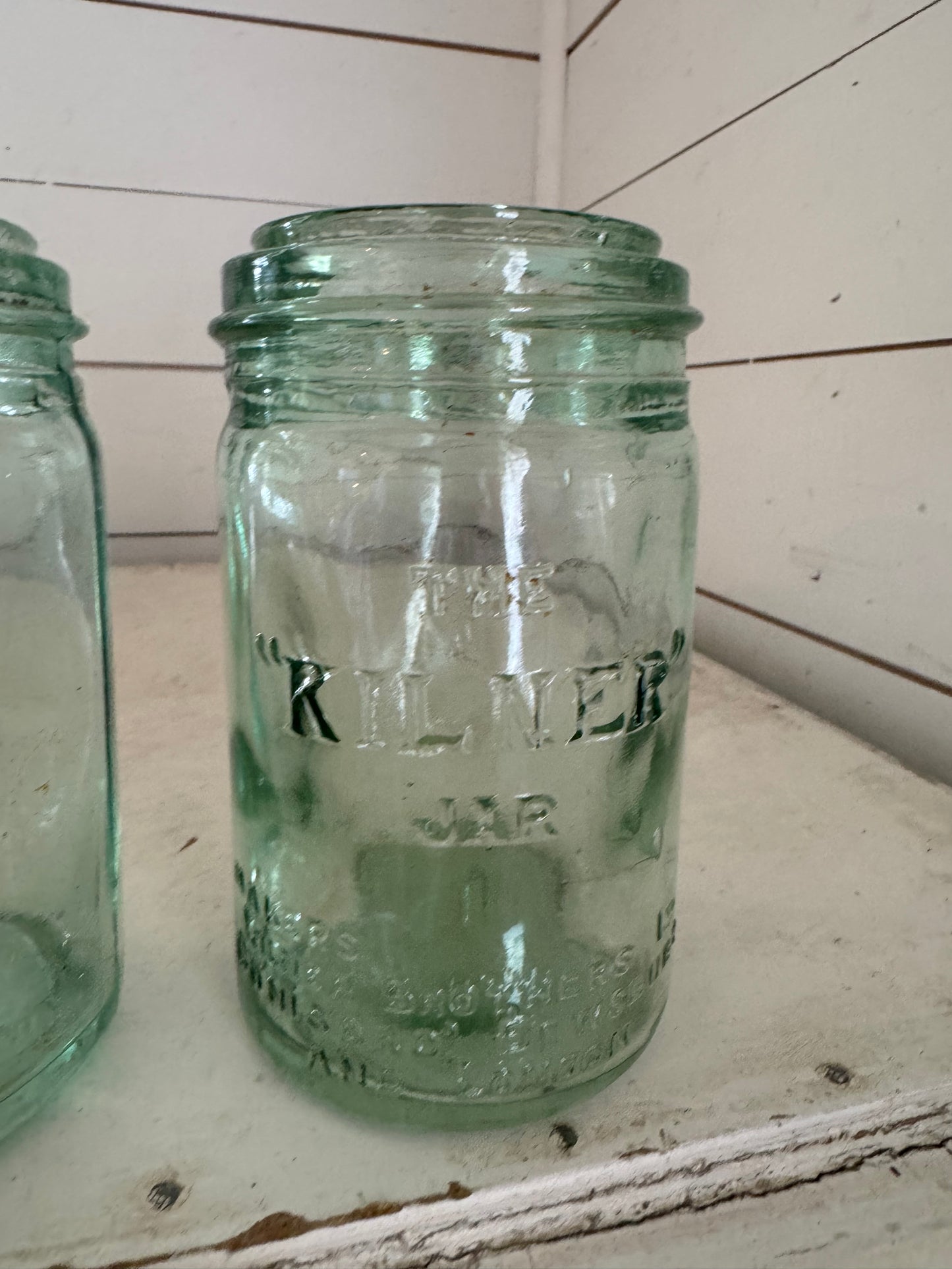 Late 19th Centure English Kilner Canning Jar - Sold Individually