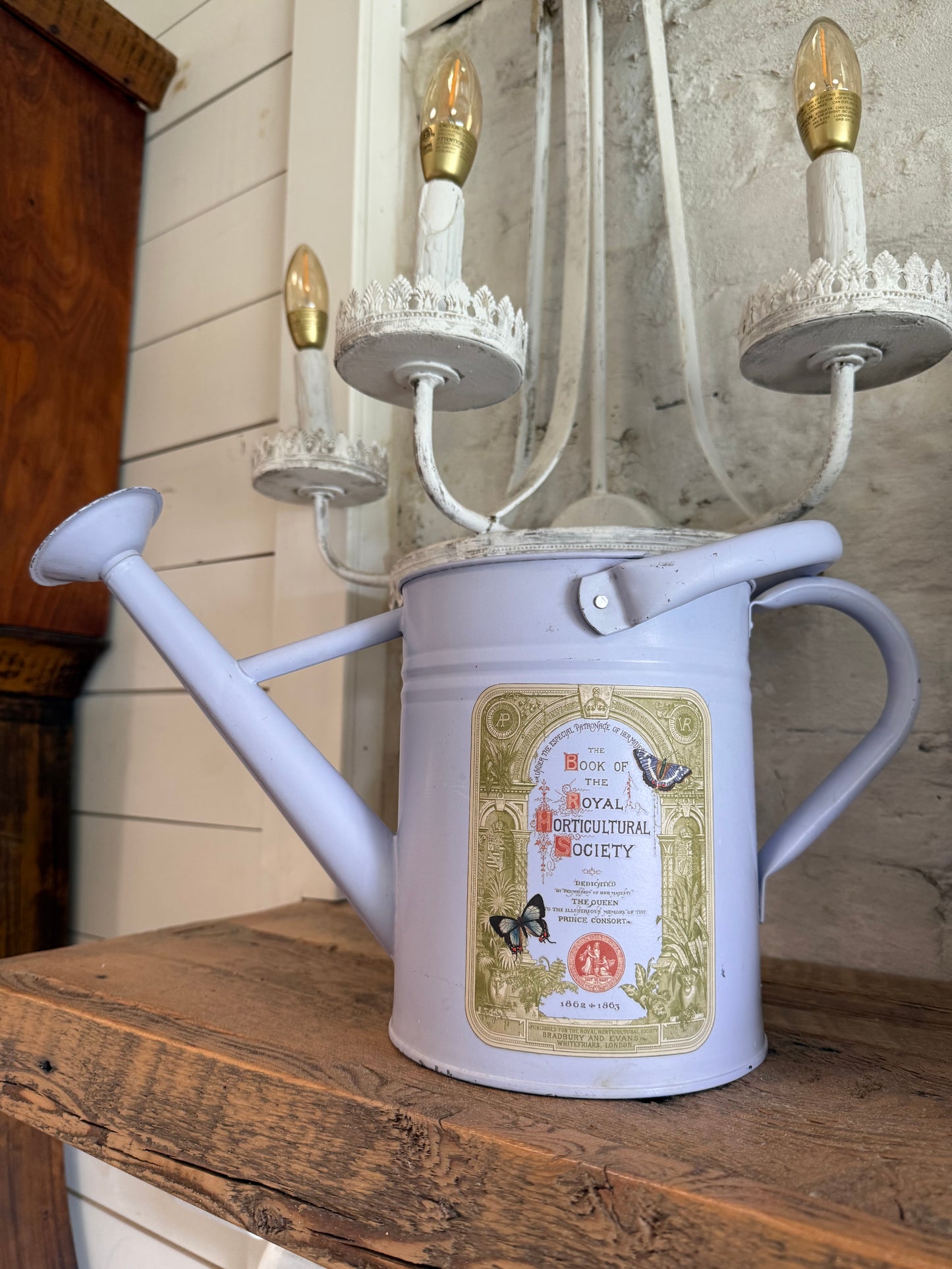 French Style Lavender Watering Can