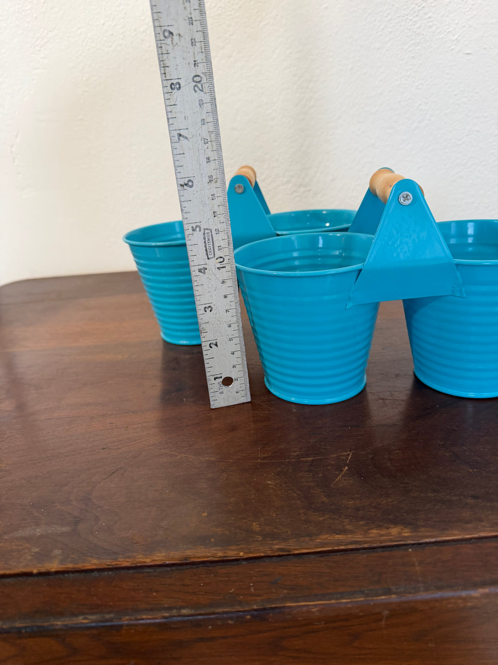 Metal Double Bucket Planter - Will Get Makeover - Sold Individually