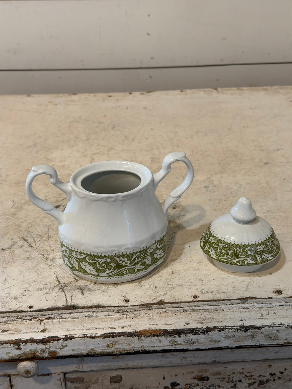 Vintage Ironstone Dishes "Renaissance Green" pattern by J & G Meakin SOLD INDIVIDUALLY