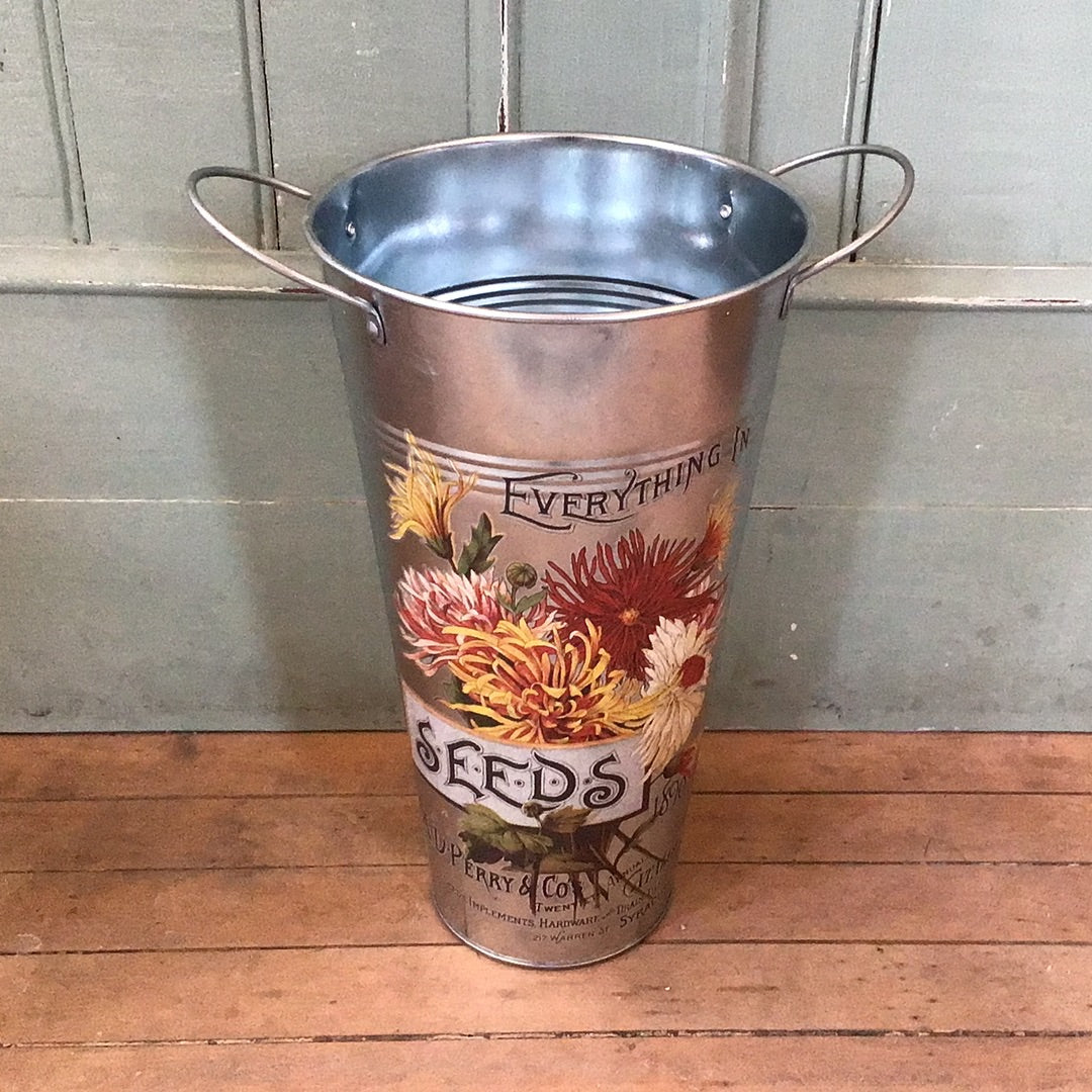 Oversized French Flower Bucket-Picked at Random