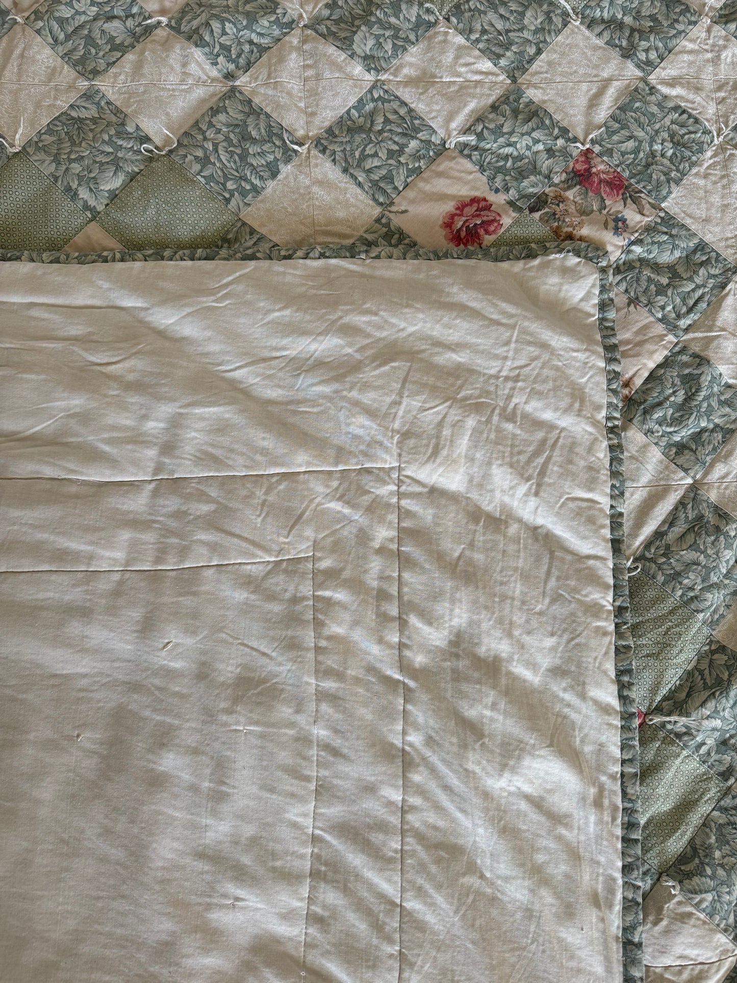 Handmade Pieced Quilt Queen