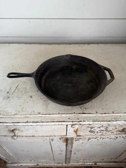 Vintage 11” Cast Iron Frying Pan - Will get cleaned and re-seasoned