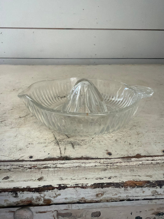 Vintage Glass Citrus Juicer