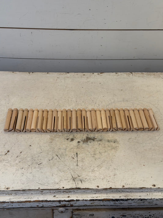 Vintage Wooden Clothespins