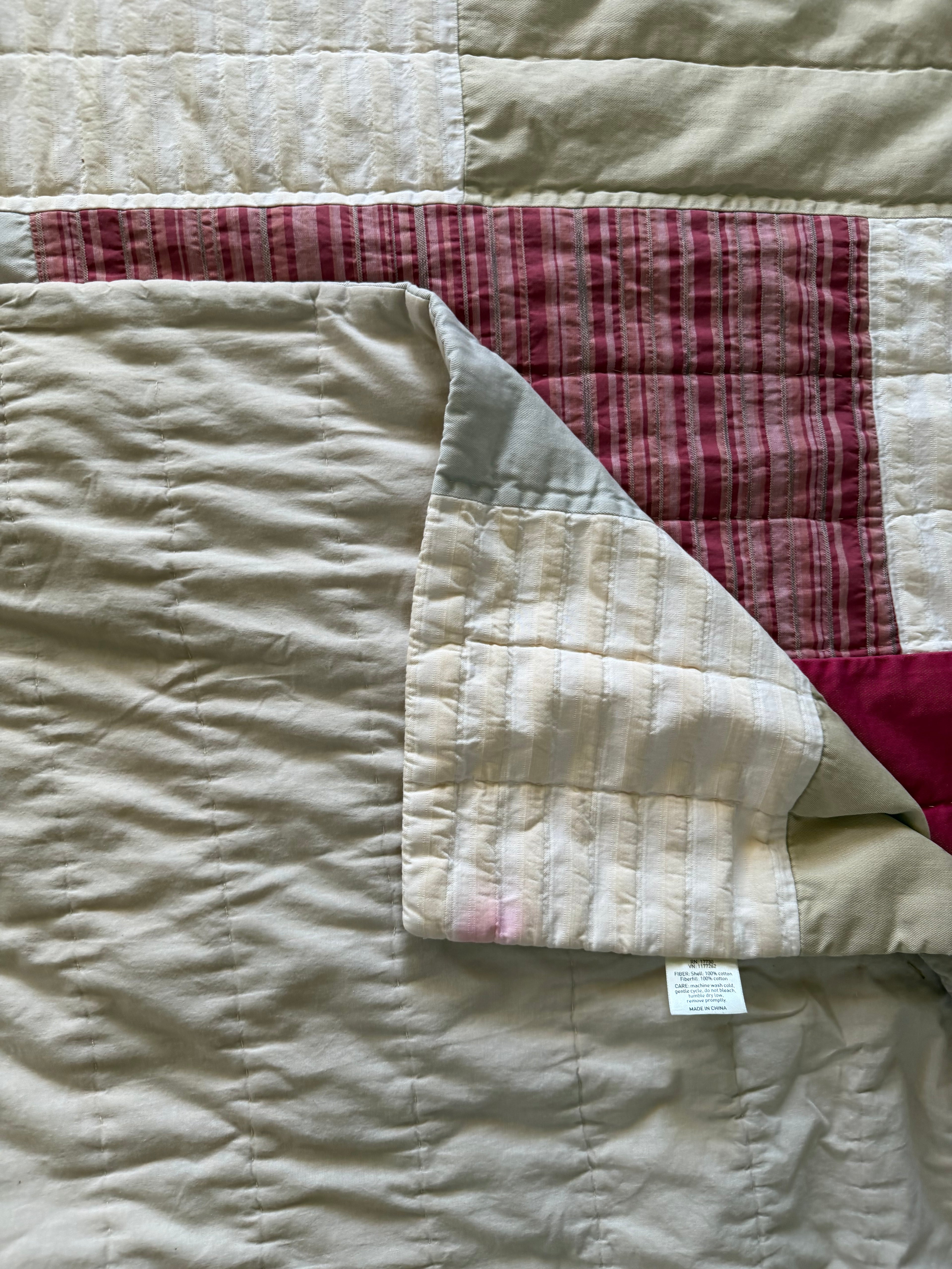 Queen Woolrich Quilt as is