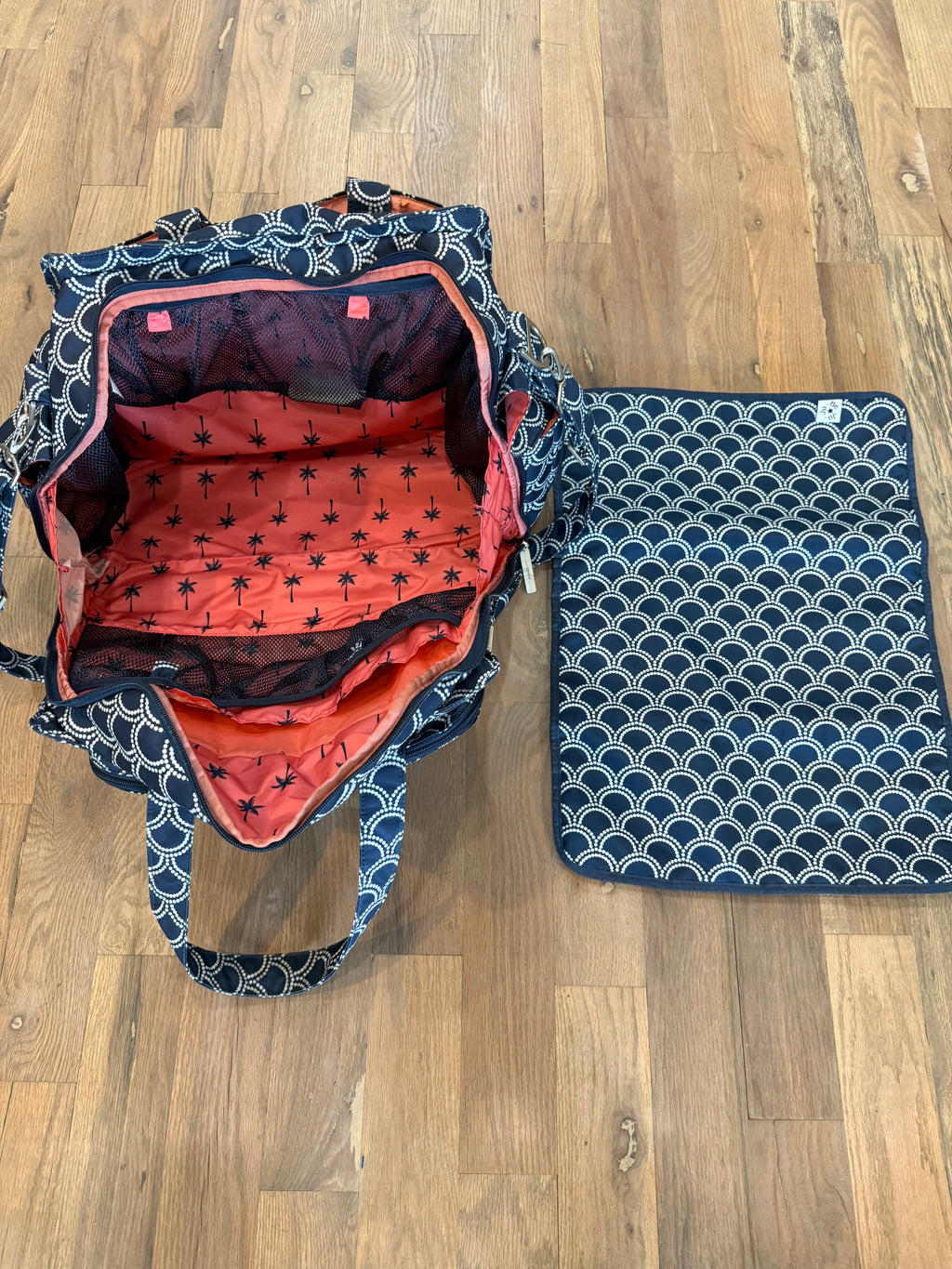 jujube Be Prepared Large Diaper Bag With Changing Pad - washed and good condition