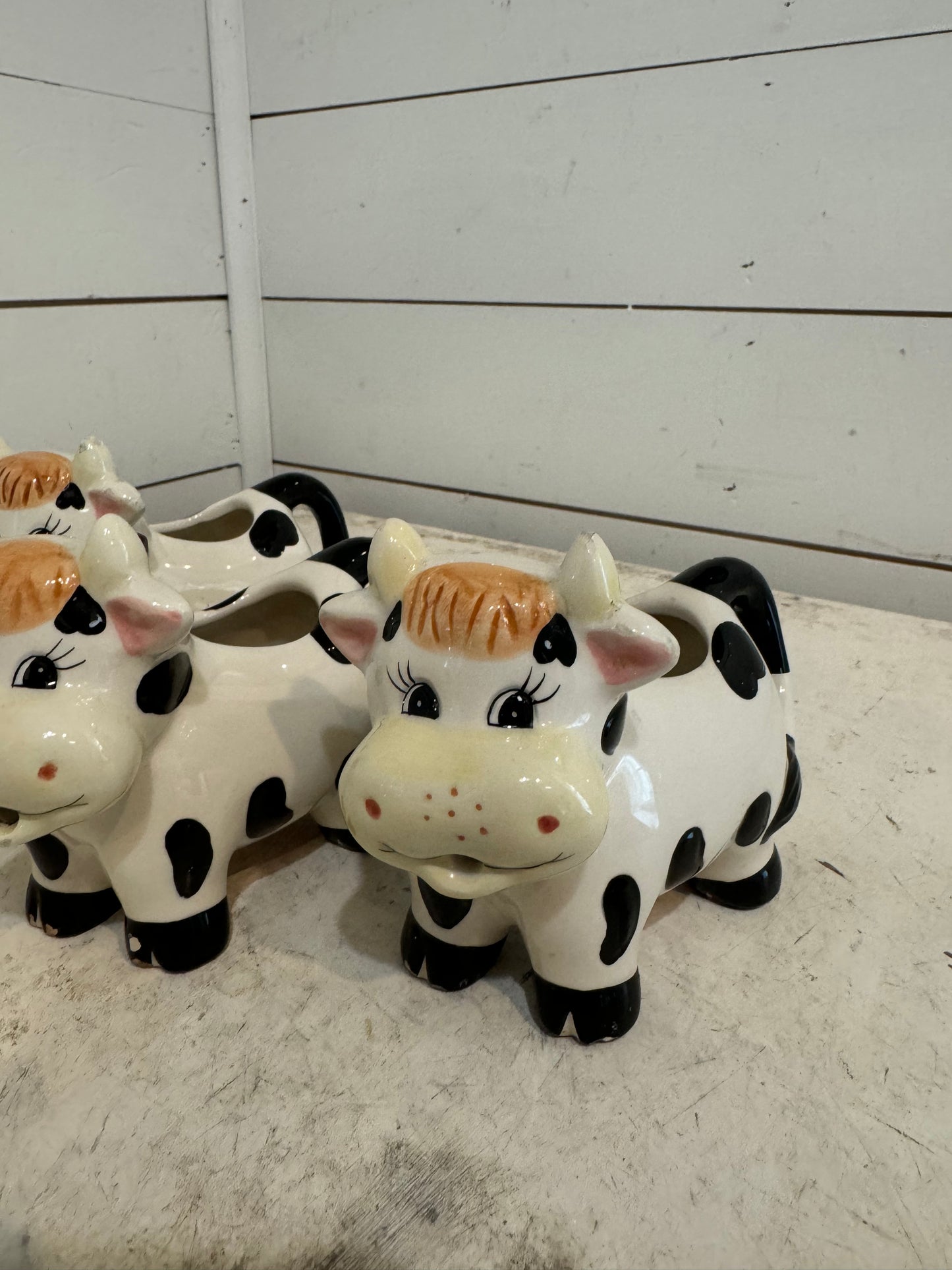 Vintage Cow Creamer -sold individually - has small chips