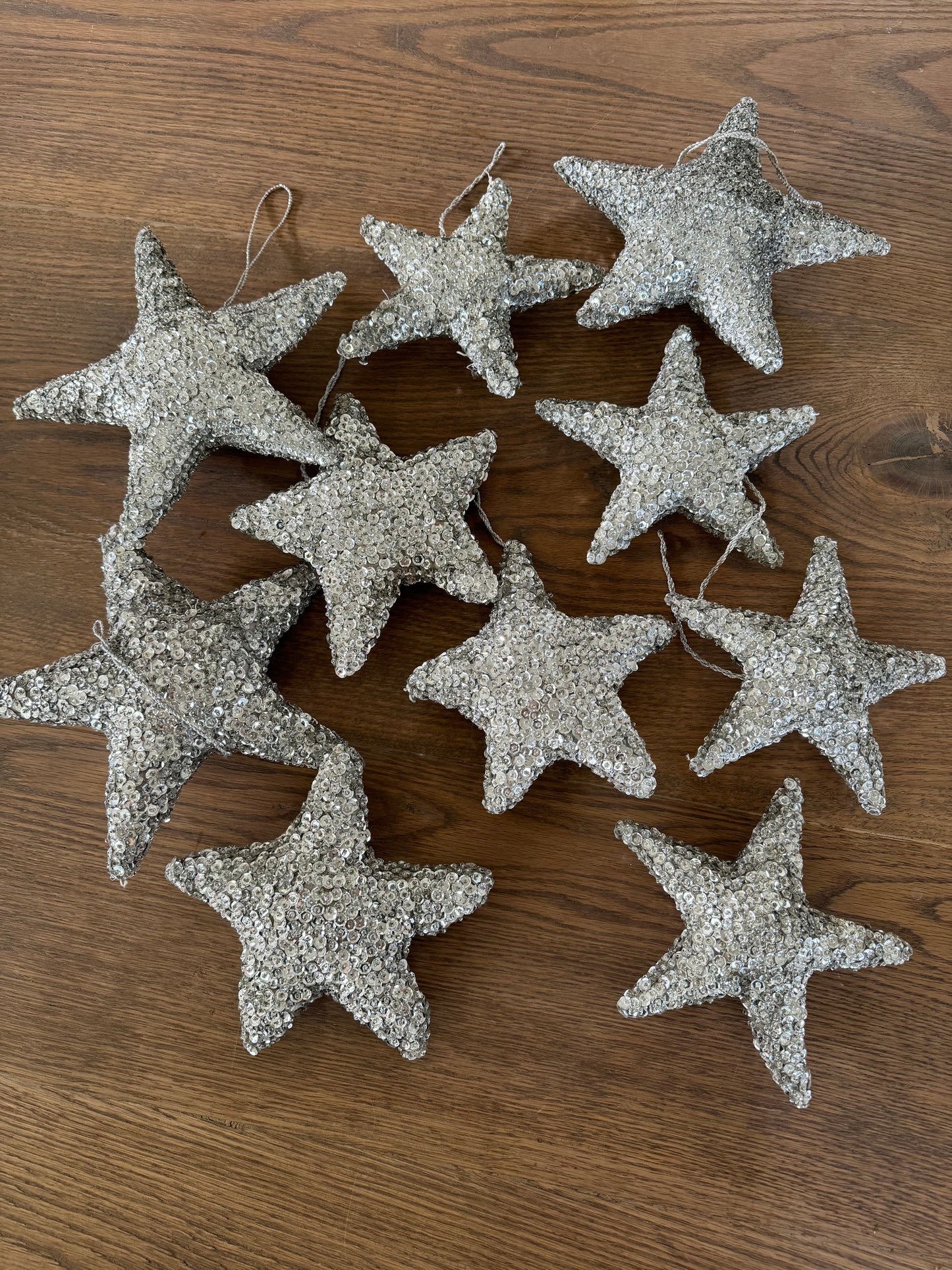 Vintage Sequin Star Ornament - Sold Individually