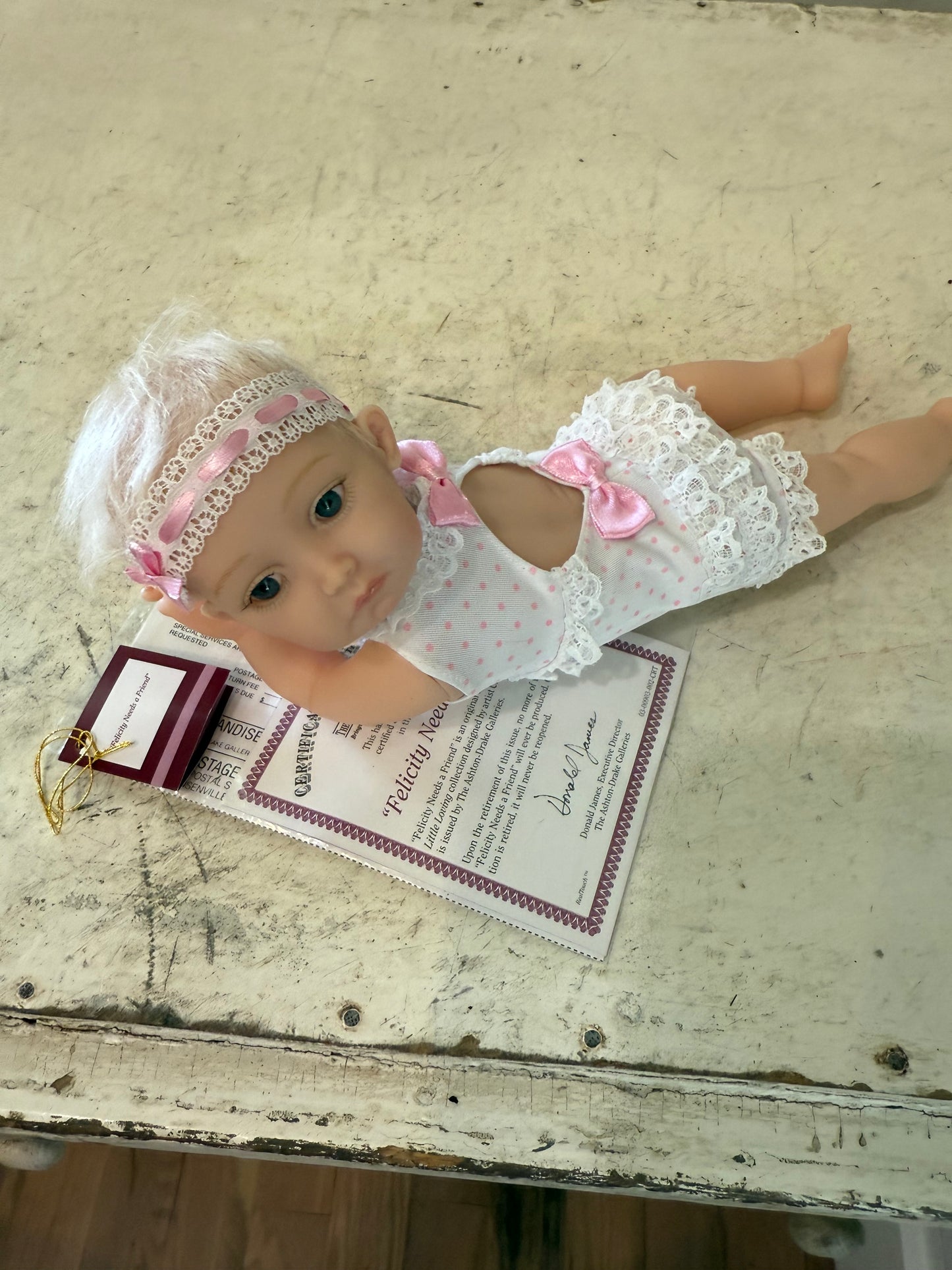 Tiny Miracles Baby Doll Felicity Needs a Friend Ashton Drake