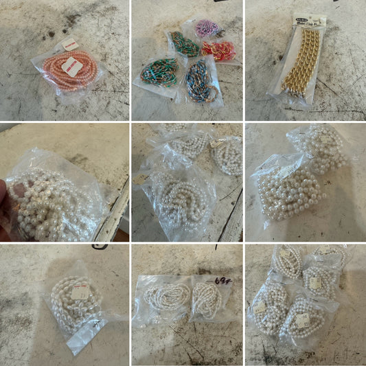 Collection of Vintage Beads and Pearls - bags sold individually